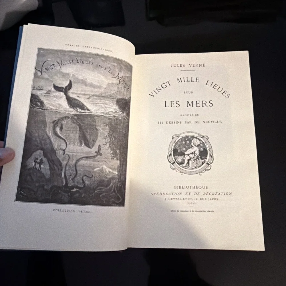 Twenty Thousand Leagues Under the Sea Hetzel Collection French Jules Verne